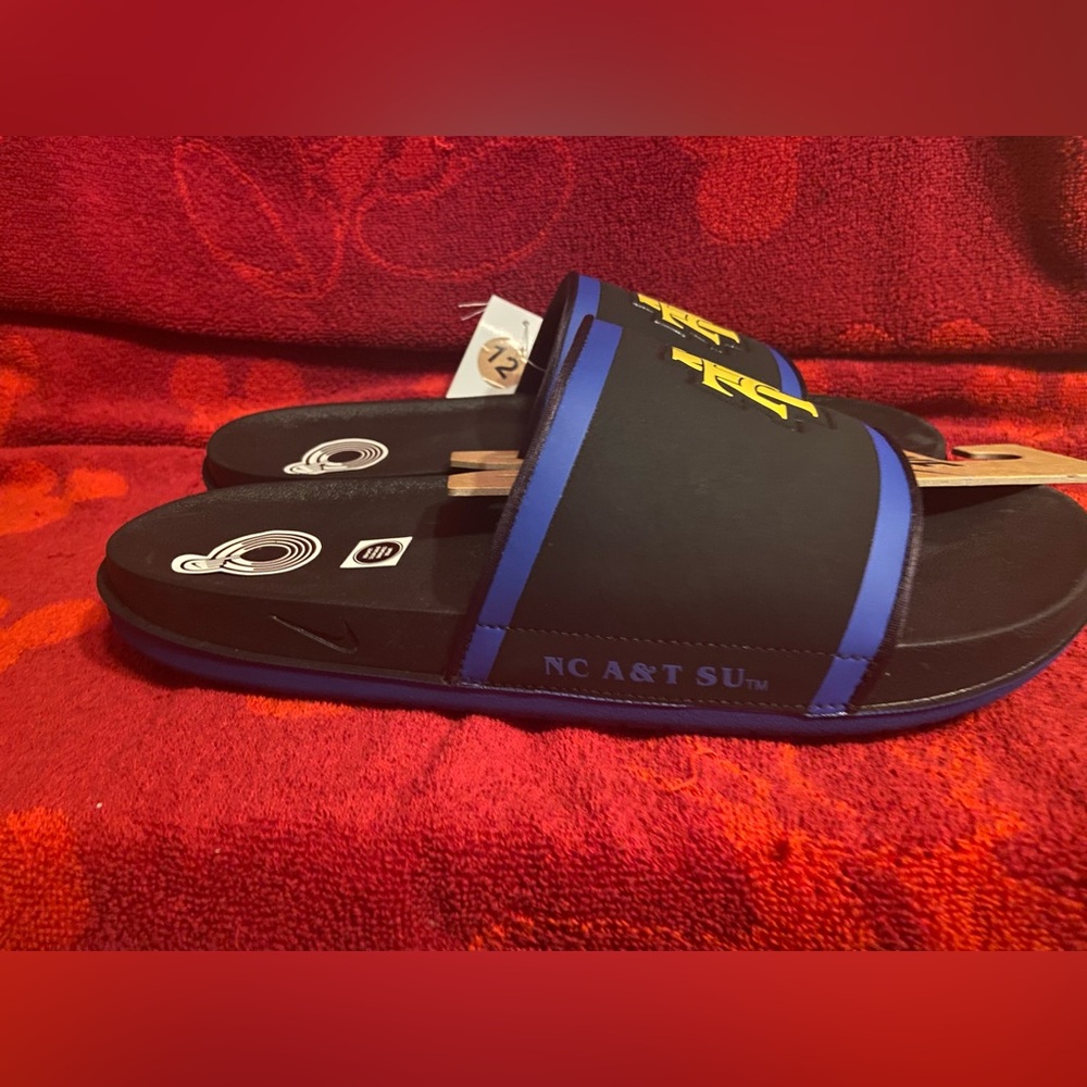 New original Nike A &T  college slides these are men’s are women s